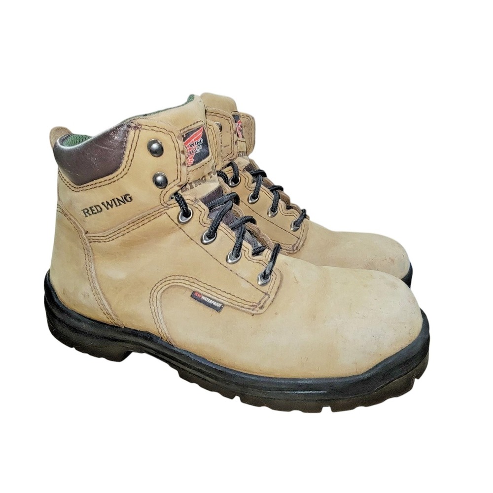 Red Wing 432 King Toe 6" Insulated Waterproof‎ Work Boots Men Size 11 D EH Brown